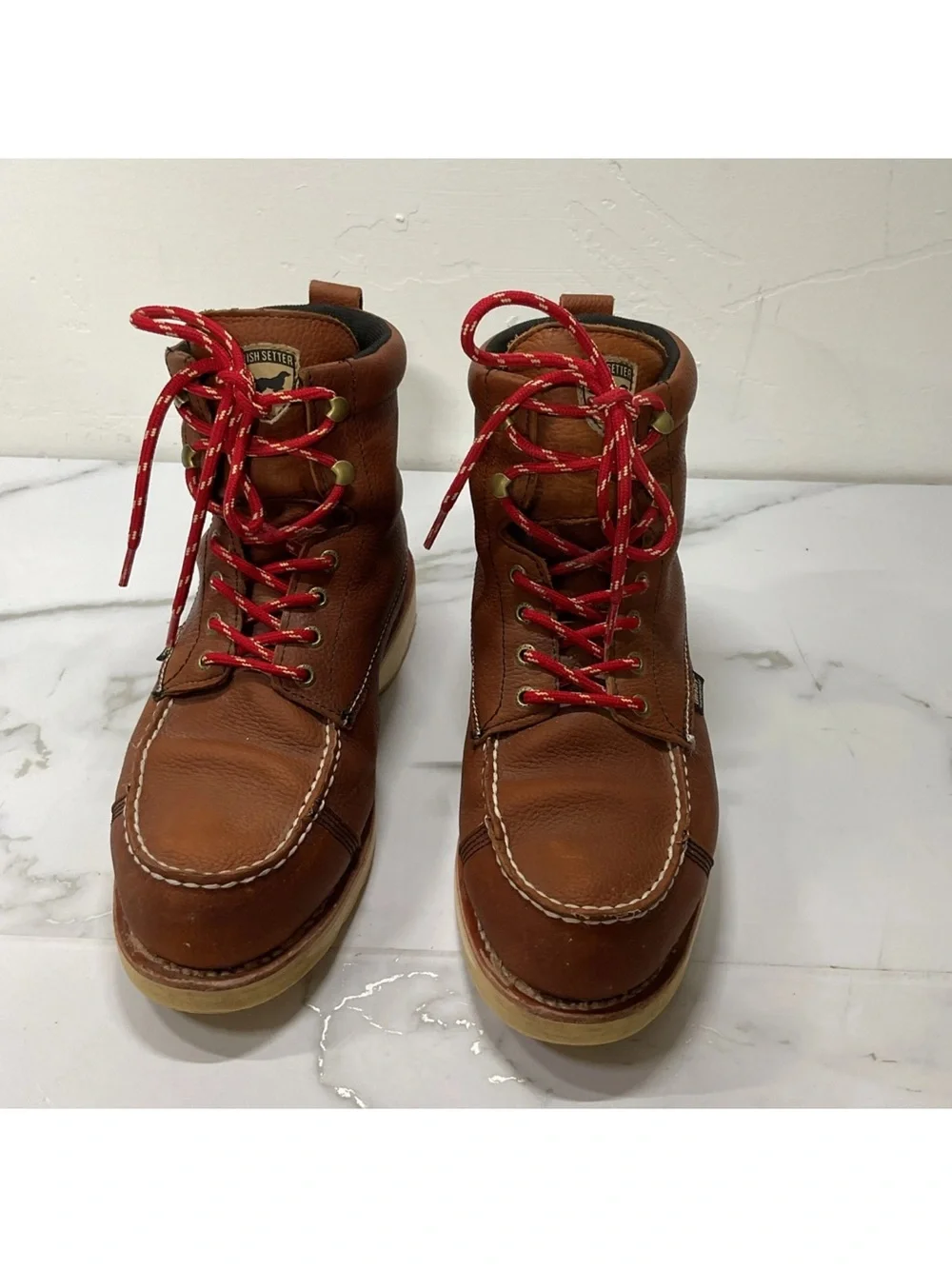 Irish Setter Work Boots Mens 10.5 Brown Leather